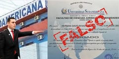 Fiscalía acusa al senador Hernán Rivas y pide juicio oral por título falso de abogado