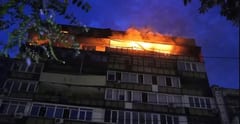 Con una nueva táctica, Rusia lanzó drones desde varias direcciones contra Kyiv