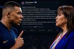 Mbappé responde a Celeste Amarilla tras insultos racistas
