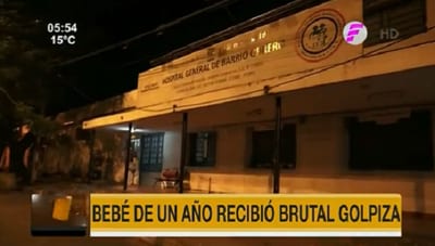 Beba de un año es sometida a golpiza y el padre denuncia a la madre