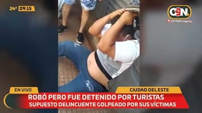 Víctima detiene a “descuidista” en Ciudad del Este