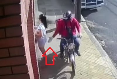 Buscan a delivery que manoseó a una mujer 