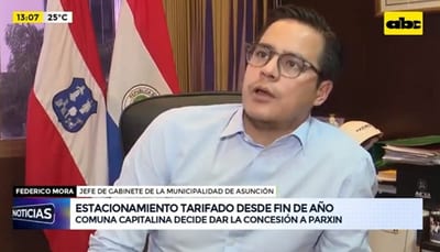 Estacionamiento tarifado en Asunción regirá antes de fin de año, estiman