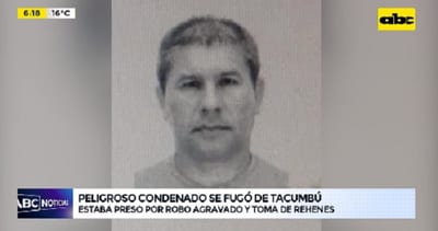 Fuga de Tacumbú: Jueza ordena recaptura de peligroso condenado