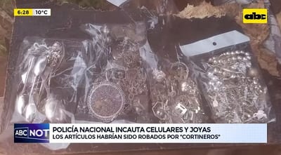 Hallan joyas y celulares: Se sospecha que forma parte de botín de “cortineros”