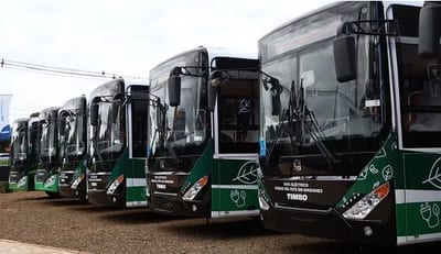 Ciudad del Este estrena buses eléctricos de forma gratuita