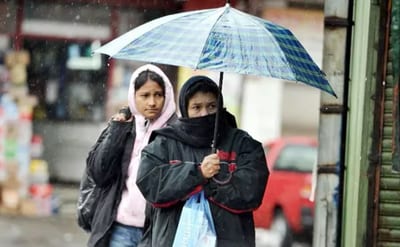 Frío y lluvias persistirán en el país durante el fin de semana