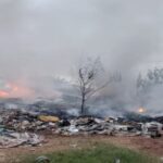 Voraz incendio en Tablada Nueva afecta visibilidad en la Costanera de Asunción