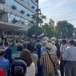 Asegurados del IPS protestan contra fusión con el Ministerio de Salud