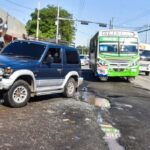 Baches en Asunción causan demoras de hasta 20 minutos a conductores
