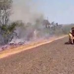 Incendio amenaza a comunidades nativas en Parque Cerro Corá