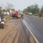 Triple choque entre bus, ambulancia y tractor deja un fallecido en Arroyos