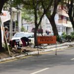 Obras en avenida Fernando de la Mora presentan baches antes de su inauguración