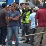 Campesinos protestan frente al Ministerio de Agricultura