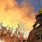 Lluvias en Chovoreca no bastan para apagar incendio forestal