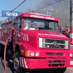 Incendio en depósito abandonado alarma zona comercial de Lambaré