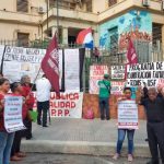 Octubre negro: protestas frente al Ministerio de Salud por carencias en salud pública