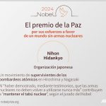 Nihon Hidankyo gana el Premio Nobel de la Paz 2024