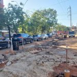 Congestión vehicular en Mariscal López por obras de mejoramiento