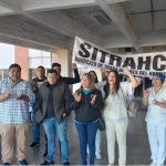 Sindicatos protestan frente al Congreso contra la ley de carrera civil