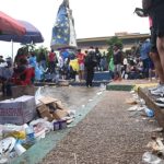 Caacupé repleta de basura tras festividad mariana