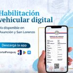 Habilitación vehicular ya está disponible en formato digital