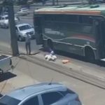 Trágica muerte de mujer tras caer de bus en San Lorenzo